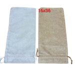 Premium Jute Bottle Gift Bags (16x36 cm) | Set of 12