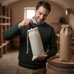 Premium Jute Bottle Gift Bags (16x36 cm) | Set of 12