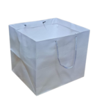 Premium Matte White Gift Bag (33x29x29 cm)