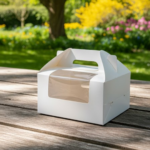 Premium White Pastry Box (20x20x14 cm)