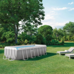 Heavy-Duty Rectangular Family Pool with Cartridge Filter Pump (2)