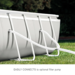 Heavy-Duty Rectangular Family Pool with Cartridge Filter Pump (2)