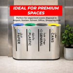 High-Capacity Stainless Steel Recycling & Sorting Station