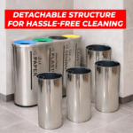 High-Capacity Stainless Steel Recycling & Sorting Station