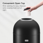 Open Lid Commercial Trash Bin