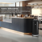 Open Lid Commercial Trash Bin