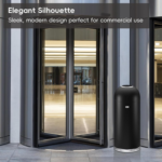 Open Lid Commercial Trash Bin