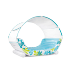 Premium Floating Oasis with Removable Sun Canopy