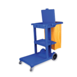 Professional 3-Shelf Janitor Cleaning Trolley