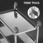 Professional Stainless Steel Service Trolley (Medium)