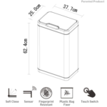 30 Liter Stainless Steel SENSOR BIN