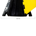 3 Channel Floor Cable Cover Heavy-Duty Ramp