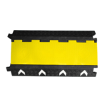 4 Channel Cable Protector Ramp | High-Visibility Safety