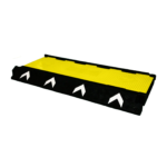 4 Channel Cable Protector Ramp | High-Visibility Safety