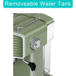Expresso Art Espresso Coffee Machine Retro Green