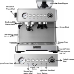 Expresso Barista Coffee Machine with Integrated Grinder