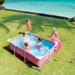 Intex Pink Rectangular Frame Pool