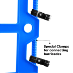 Plastic Safety Barrier 4.9ft | Modular Crowd Control