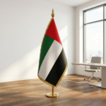 Premium Indoor Flag Stand with 3m Adjustable Pole