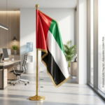 Presidential Indoor Flag Set with Adjustable Metal Pole