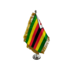 Table Flag with Custom Branding With Side Frill