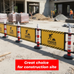Evelux Modular Safety Barrier with Sign Panel (7)