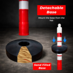 Evelux Modular Safety Barrier with Sign Panel (7)